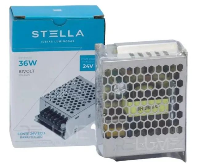 Fonte Para Fita Led  Stella Eco Bivolt 24V 36w - Foto 2
