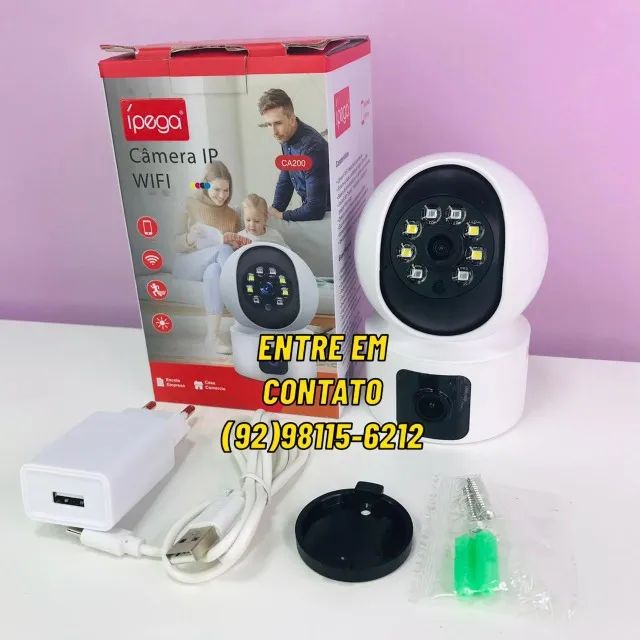 Camera Wifi Ip Baba Eletronica-Entregas 9h as 22h - Foto 4
