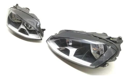 Farol Par Volkswagem Golf Tsi 2014 15 Original - Foto 3