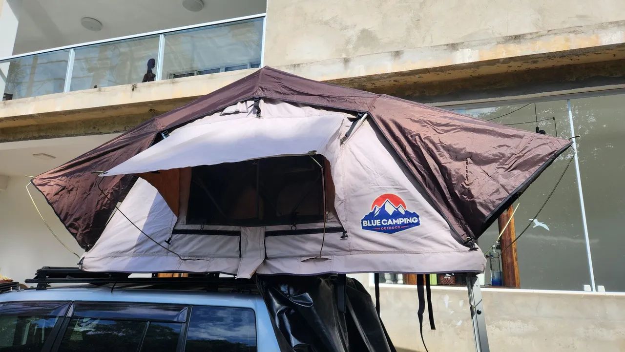Barraca de Teto para Camping Carro Blue Camping Adventure - Foto 3