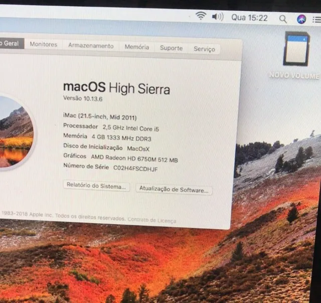 Macデスクトップ Apple iMac 21.5-inch Mid 2011 sierra Identificar o modelo do iMac - Suporte da Apple (BR)