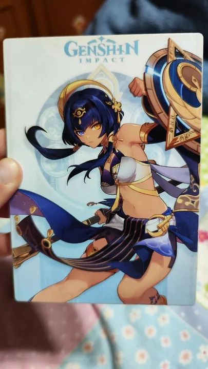 Desapego de 4 Placas em MDF Genshin Impact (juntos) - Foto 3