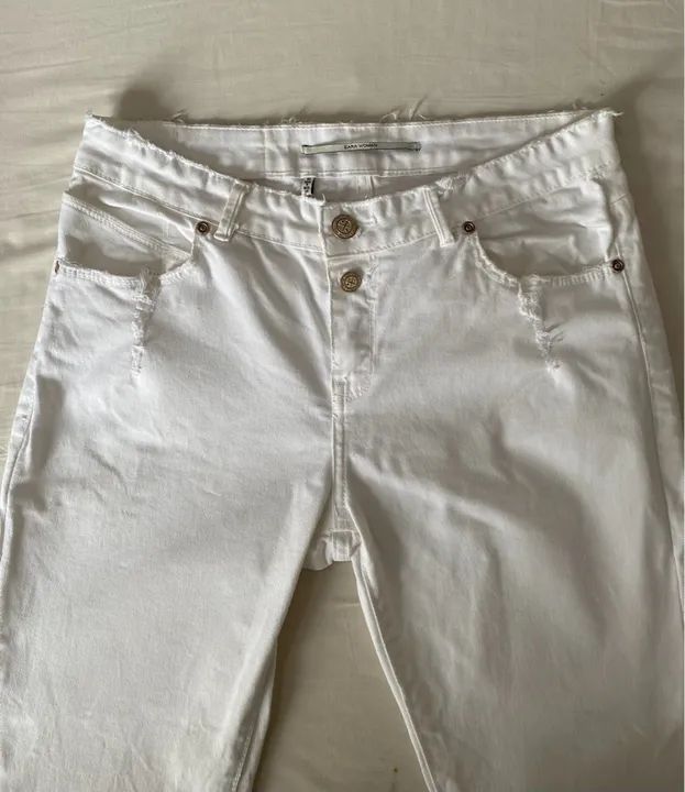 calça jeans zara - Foto 4