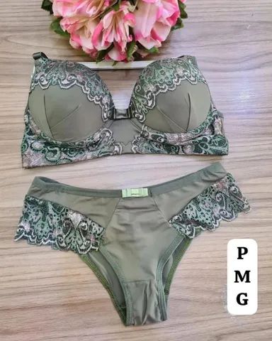 Conjunto lingerie calcinha e sutiã novos modelos  - Foto 3