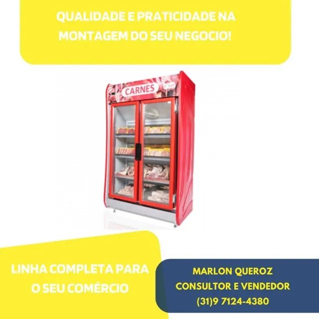 Expositor de Carnes Vertical 2 Portas Polar