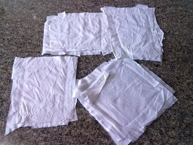 Estopa pastelão de pano branco para limpezas gerais: oficinas, postos de combustíveis