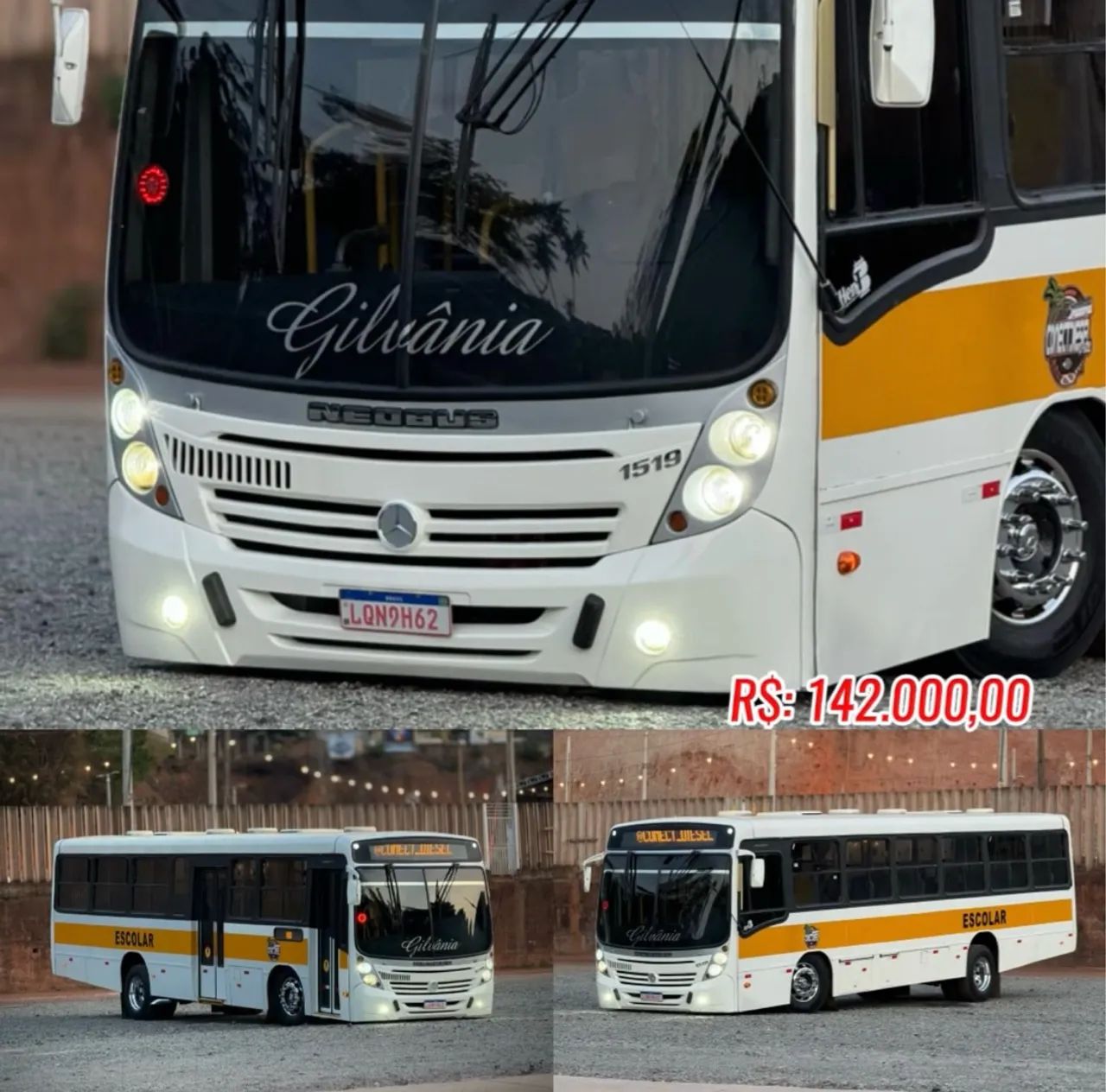 Ônibus Escolar - R$ 132.000,00