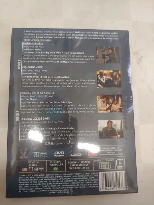 Box Dvd Cinema Policial - 4 Clássicos do Gênero - DVD - Foto 2