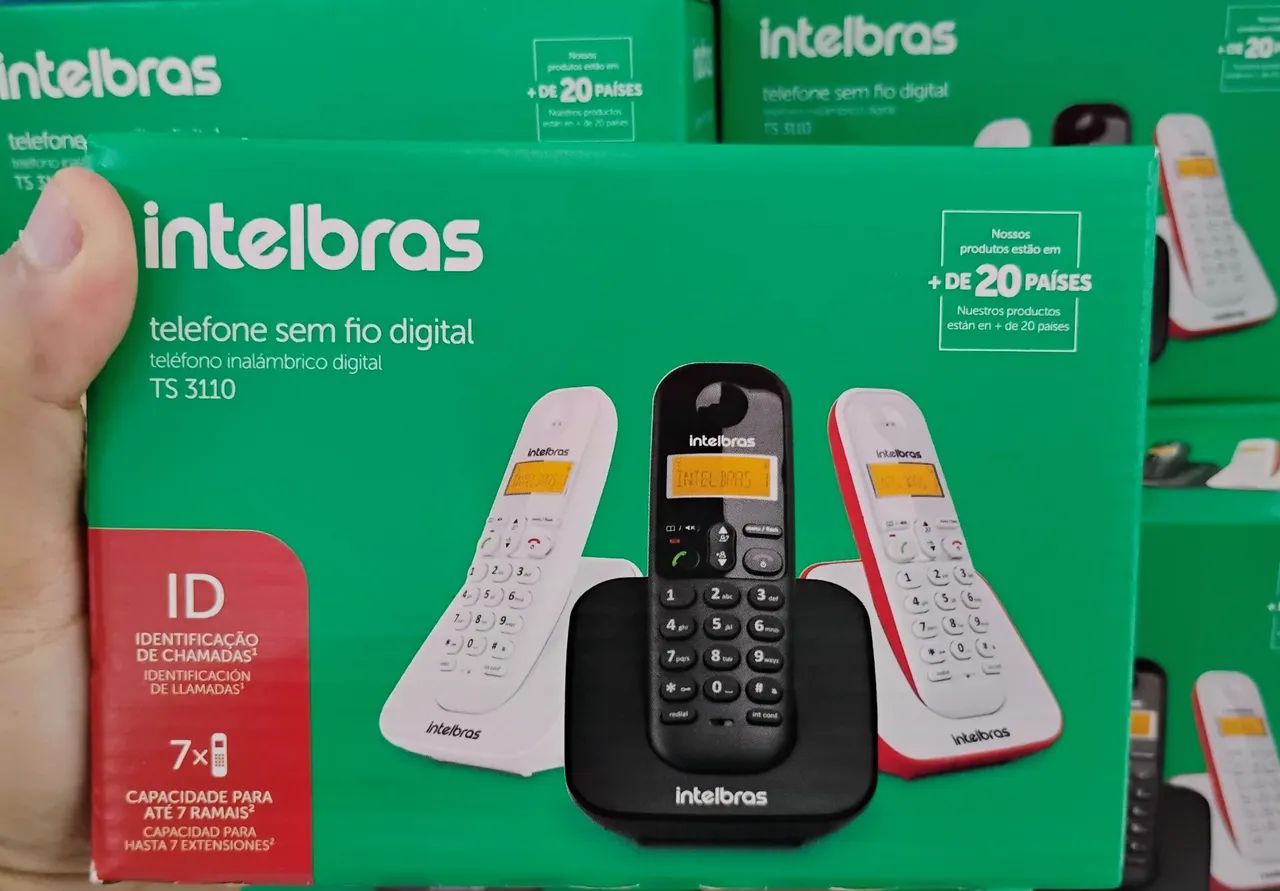Telefone Sem Fio Digital Intelbras TS 3110 - Novo