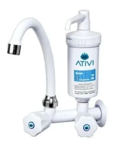 Torneira Filtro Ativi Bactericida Com Base Giratória Branco