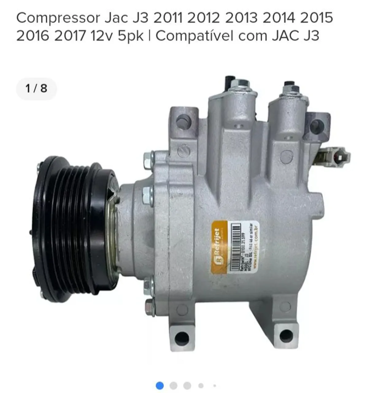 Compressor Jac J3 de 2011 a 2017