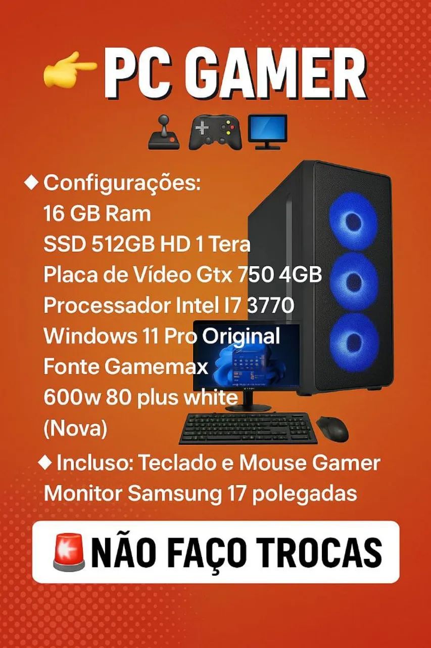 PC Gamer Completo 