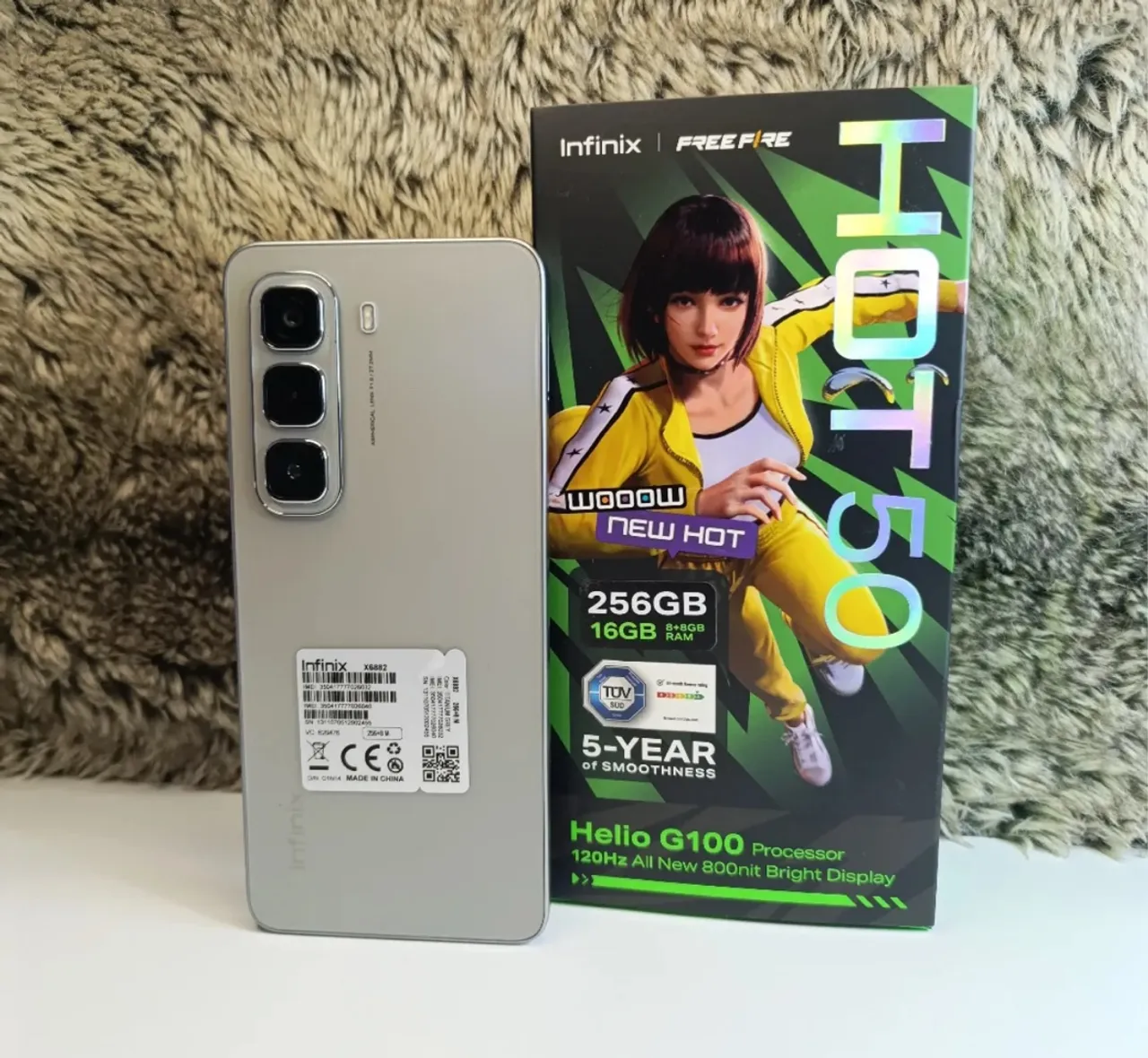 INFINIX HOT 50 8/256GB (LACRADO) - PROMOÇÃO!!