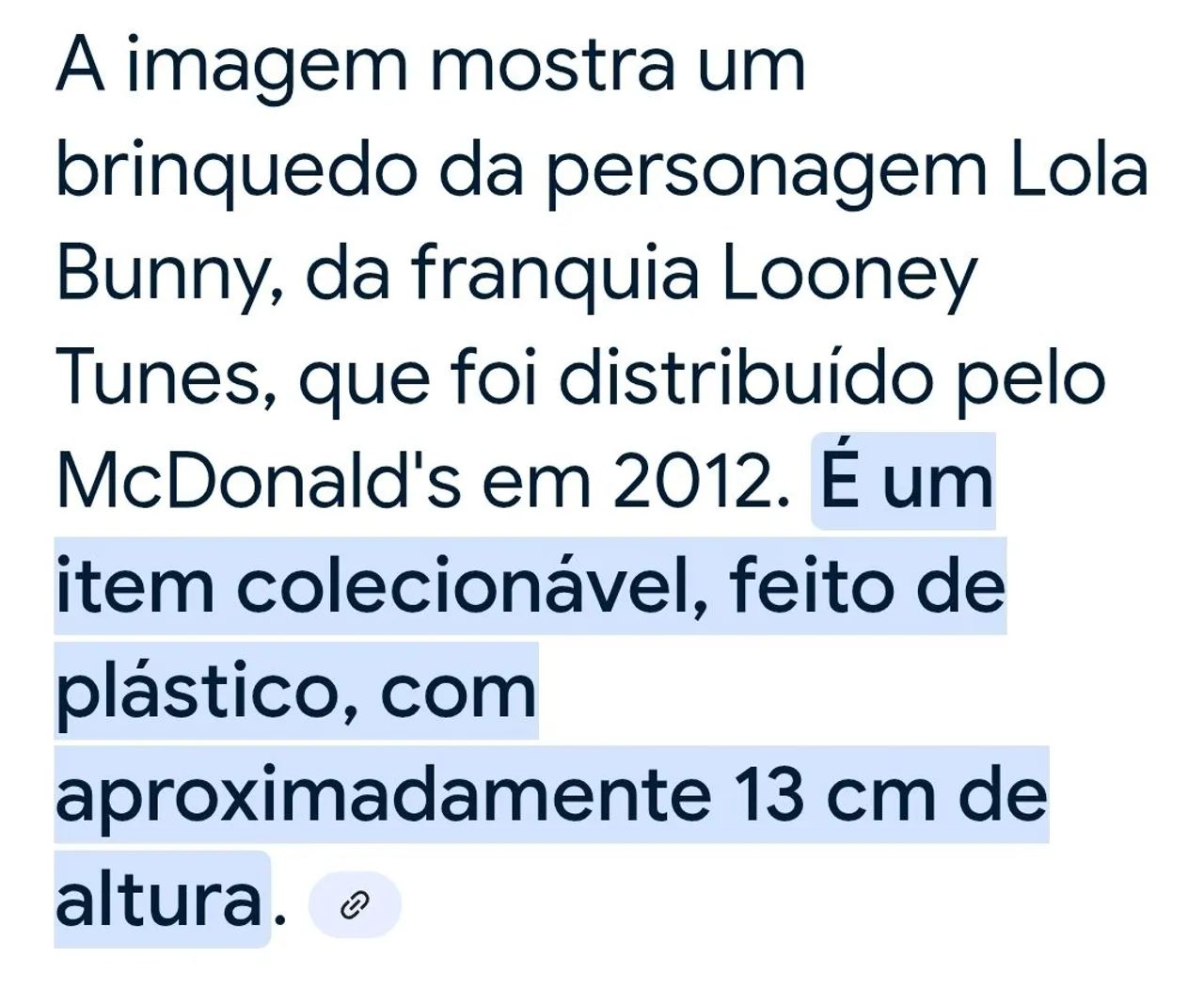 Boneca Lola Bunny - Looney Tunes ano 2012Mc Donalds - Foto 3