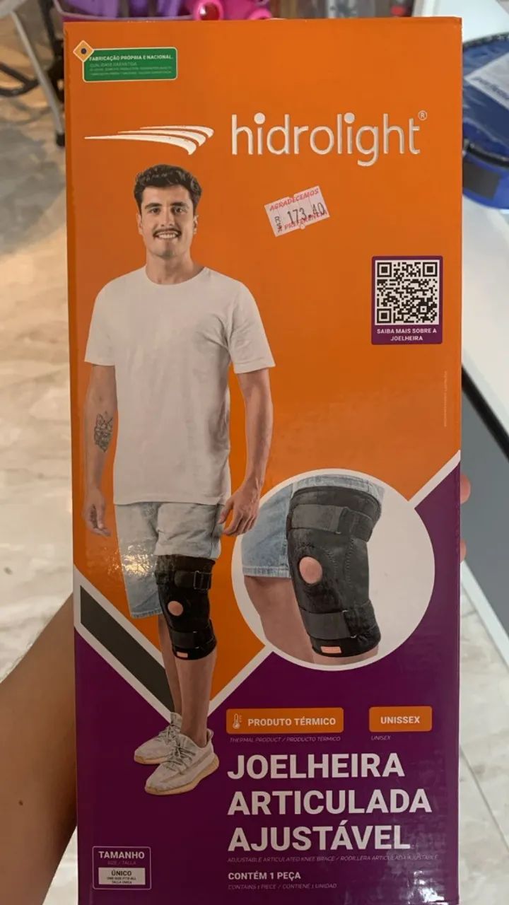 Joelheira Articulada  Ajustável - Hidrolight