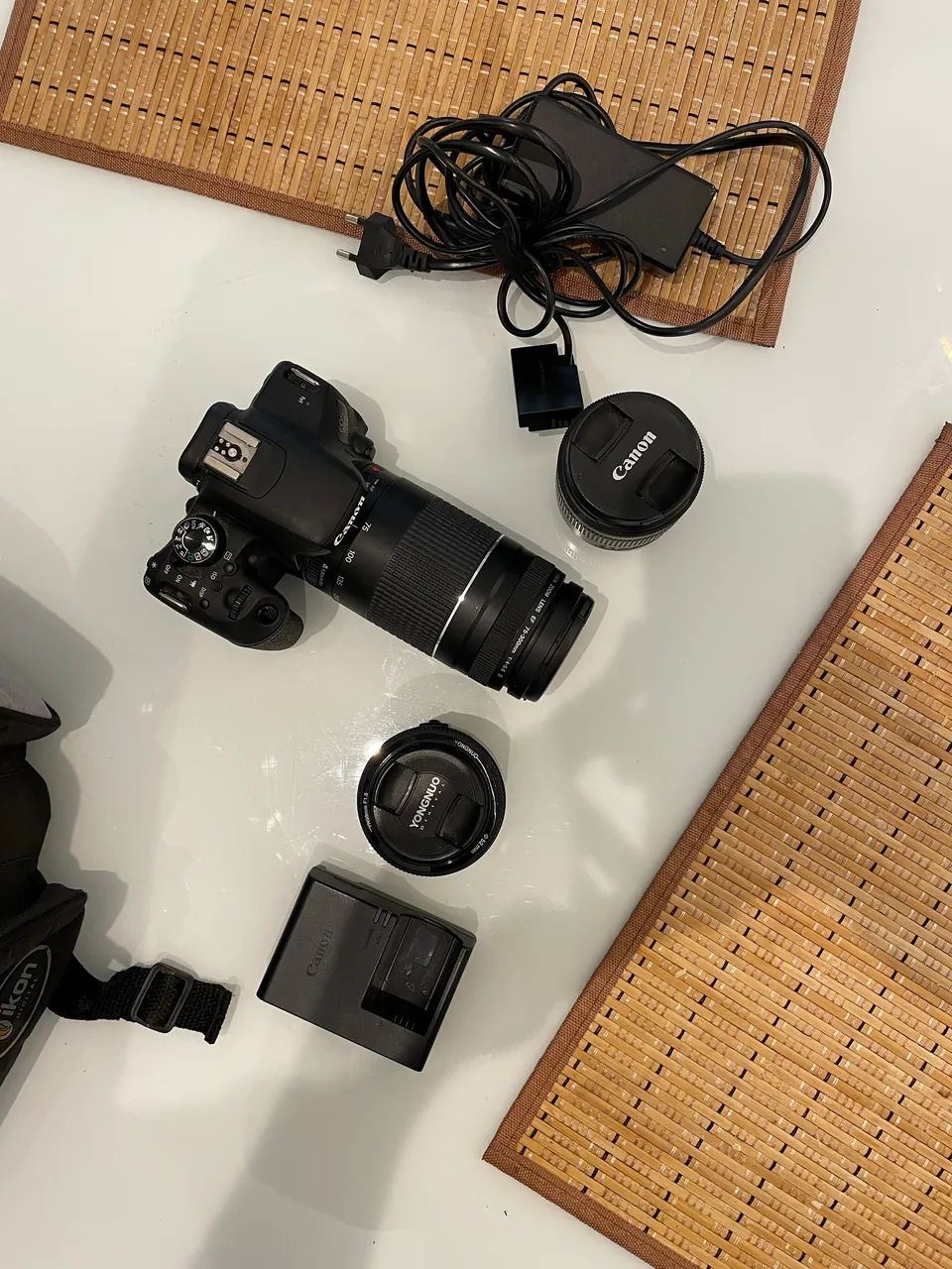 Câmera cânon t7i + lentes e bah - Foto 6