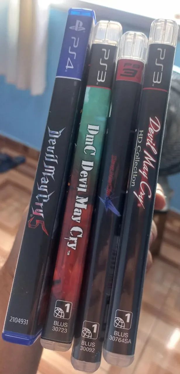 Lote de jogos Devil May Cry PS3 e PS4
