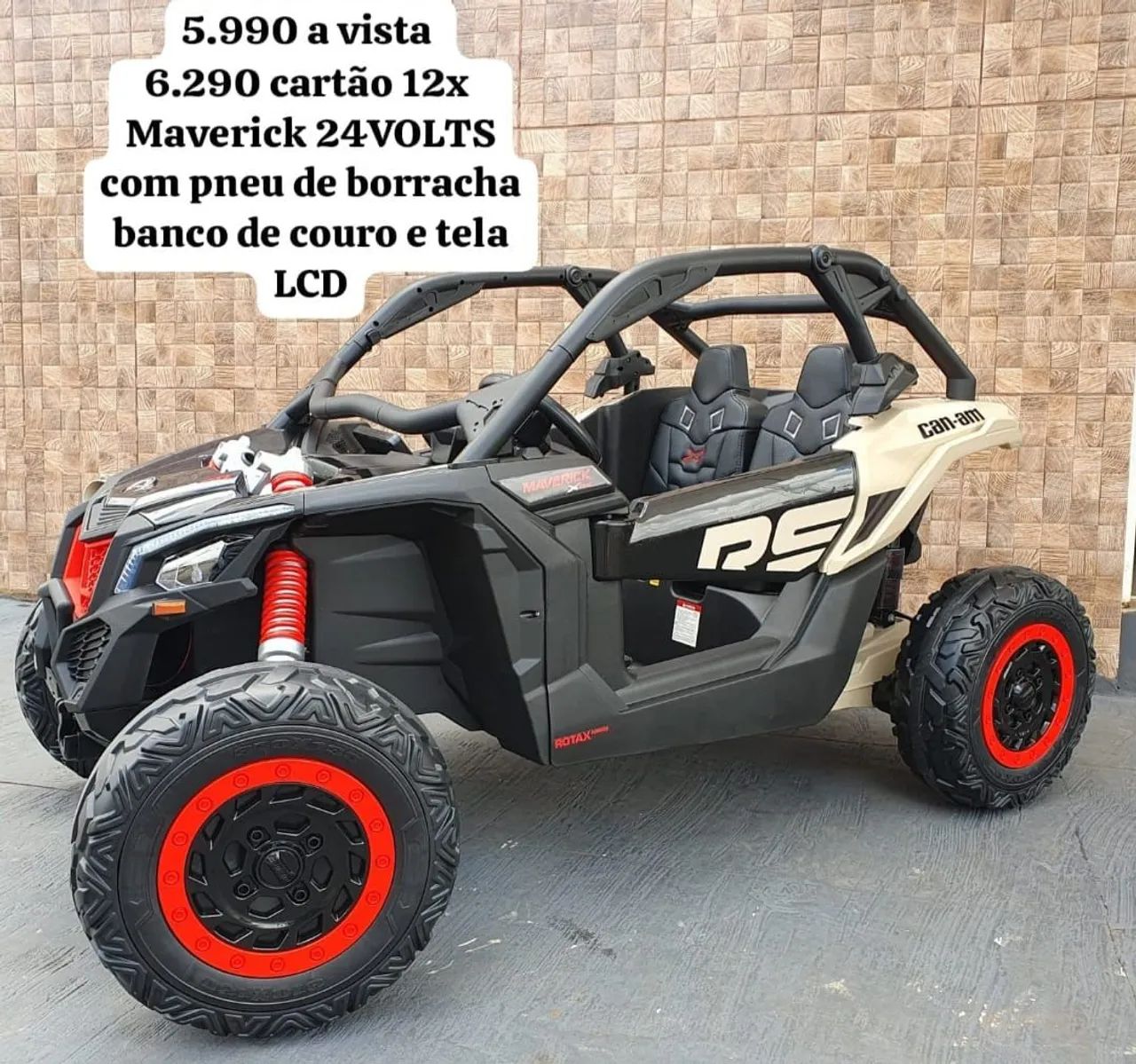Carrinho elétrico infantil 