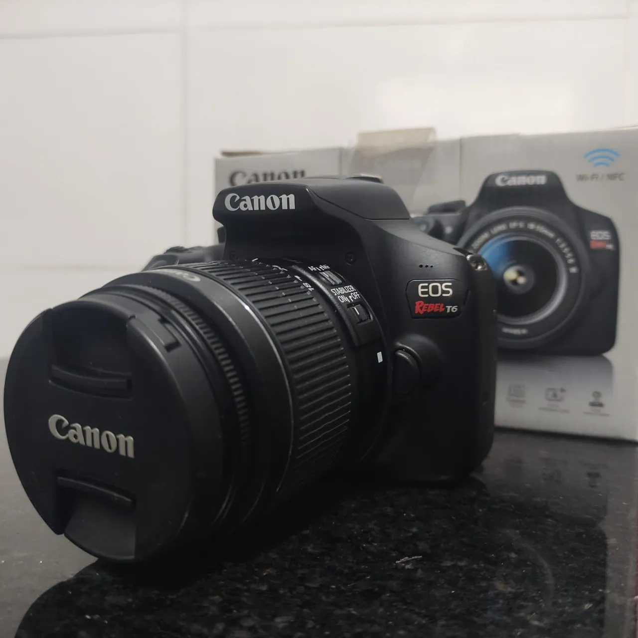 Câmera Canon EOS Rebel T6