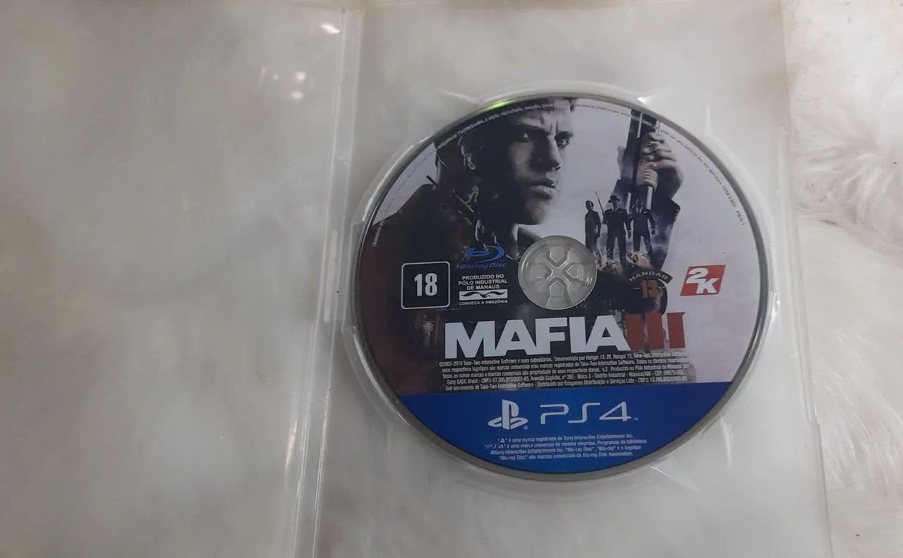 Jogo original Mafia 3 Playstation 4