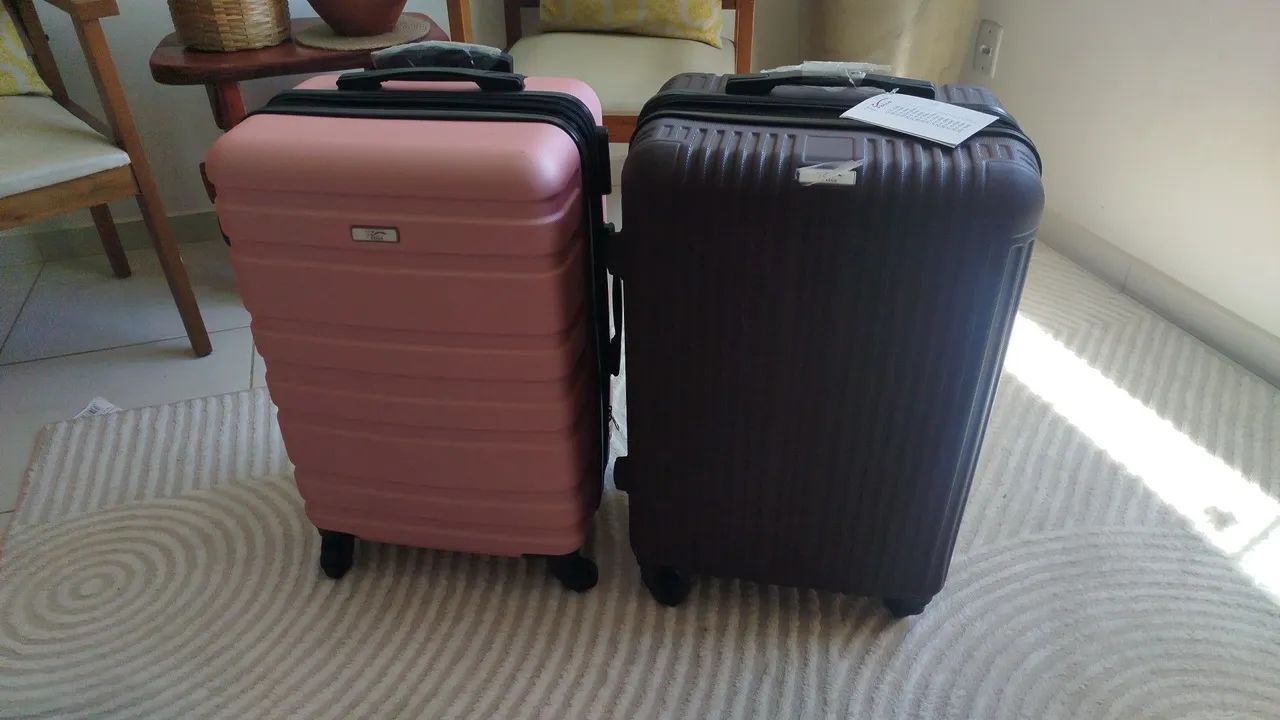 Mala Rosa e Marrom - Novas - Foto 3