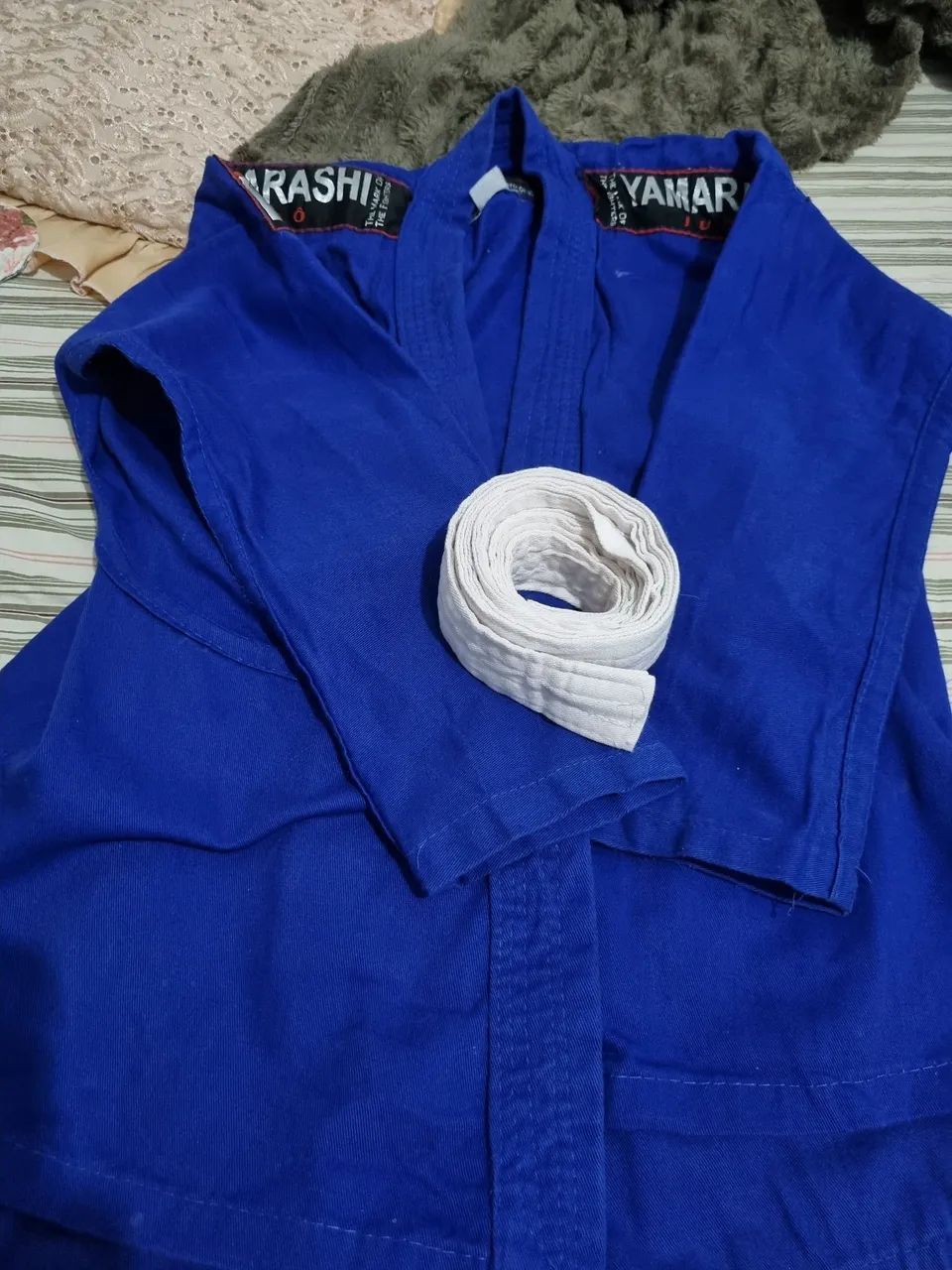 Dois Kimonos de Judô Yamarashi - Tamanho Infantil 11 anos. - Foto 2