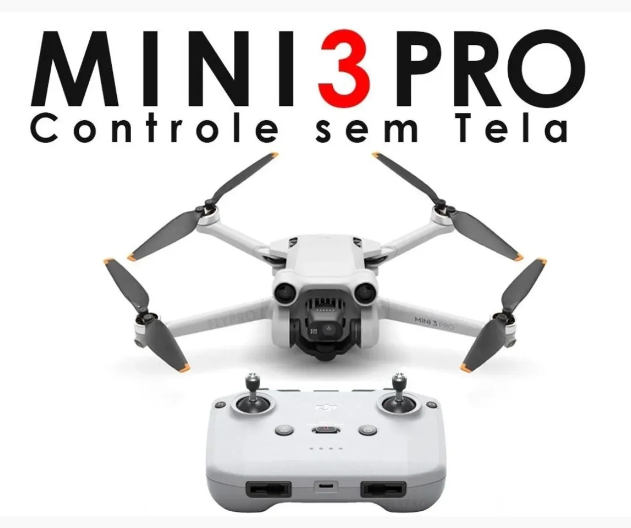 Drone DJI Mini 3 Pro - Controle sem Tela