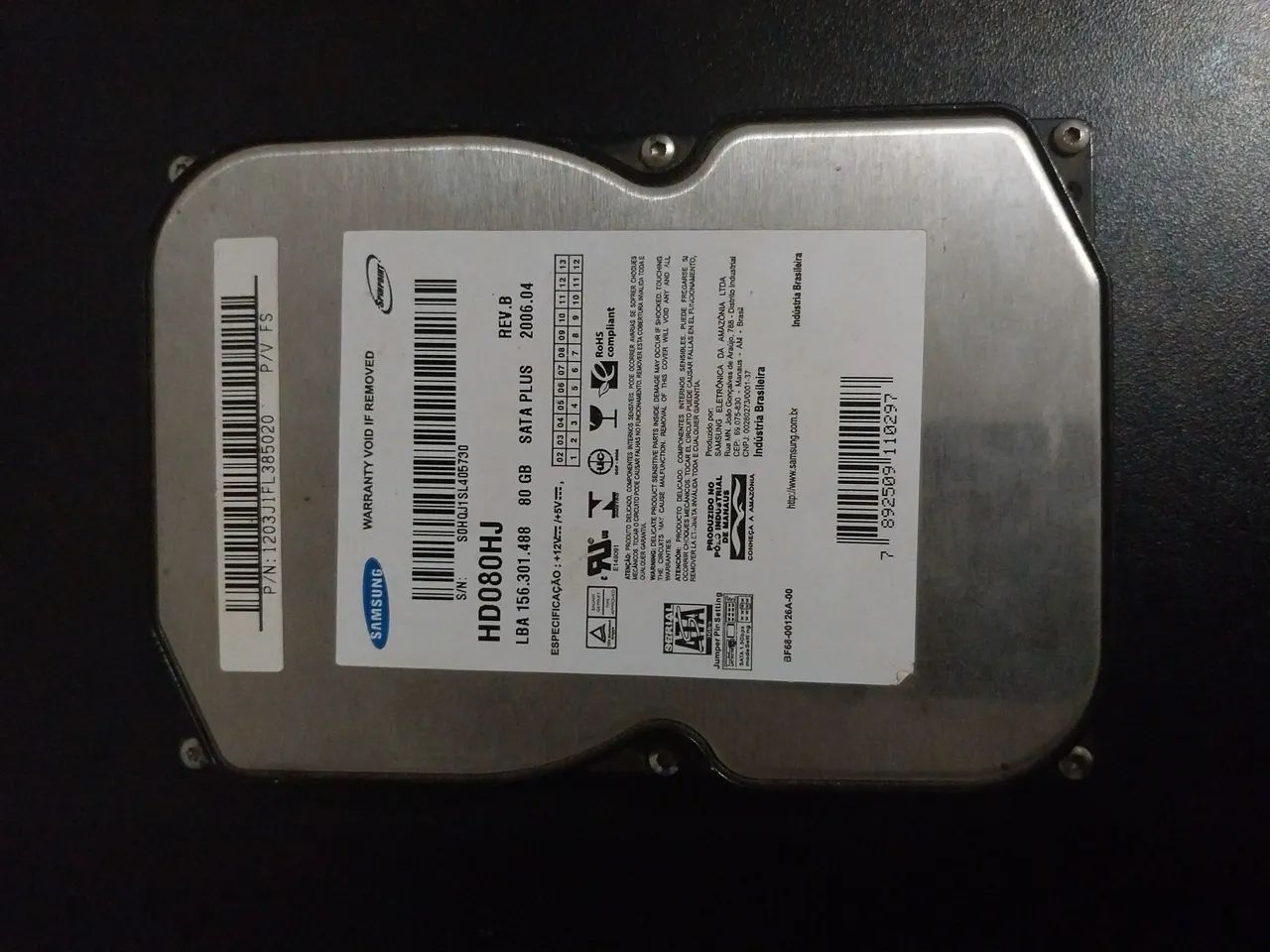 Hd Samsung 80 GB