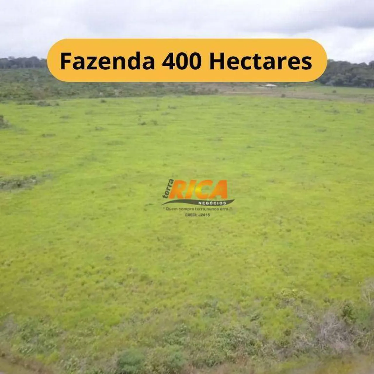 Fazenda à venda com 400 hectares próximo a capital de Rondônia
