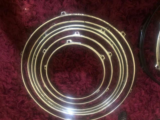 Aros para bateria acustica, caixa, tom, surdo e bumbo, 