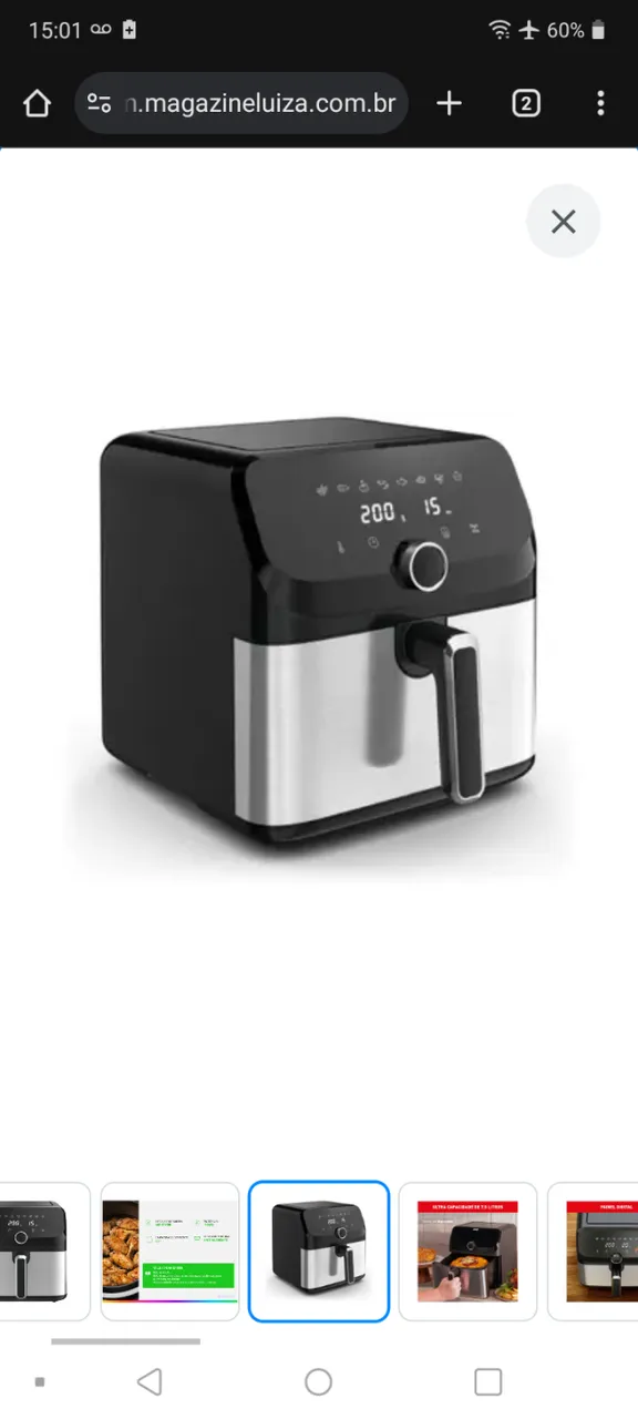 Vendo Airfrier Arno 7.5 Its
