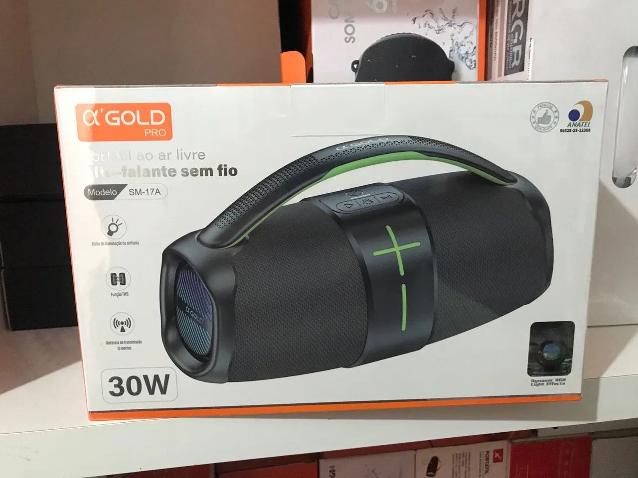 Caixa de Som BOMBOX GOLD 30w Original  - Foto 3