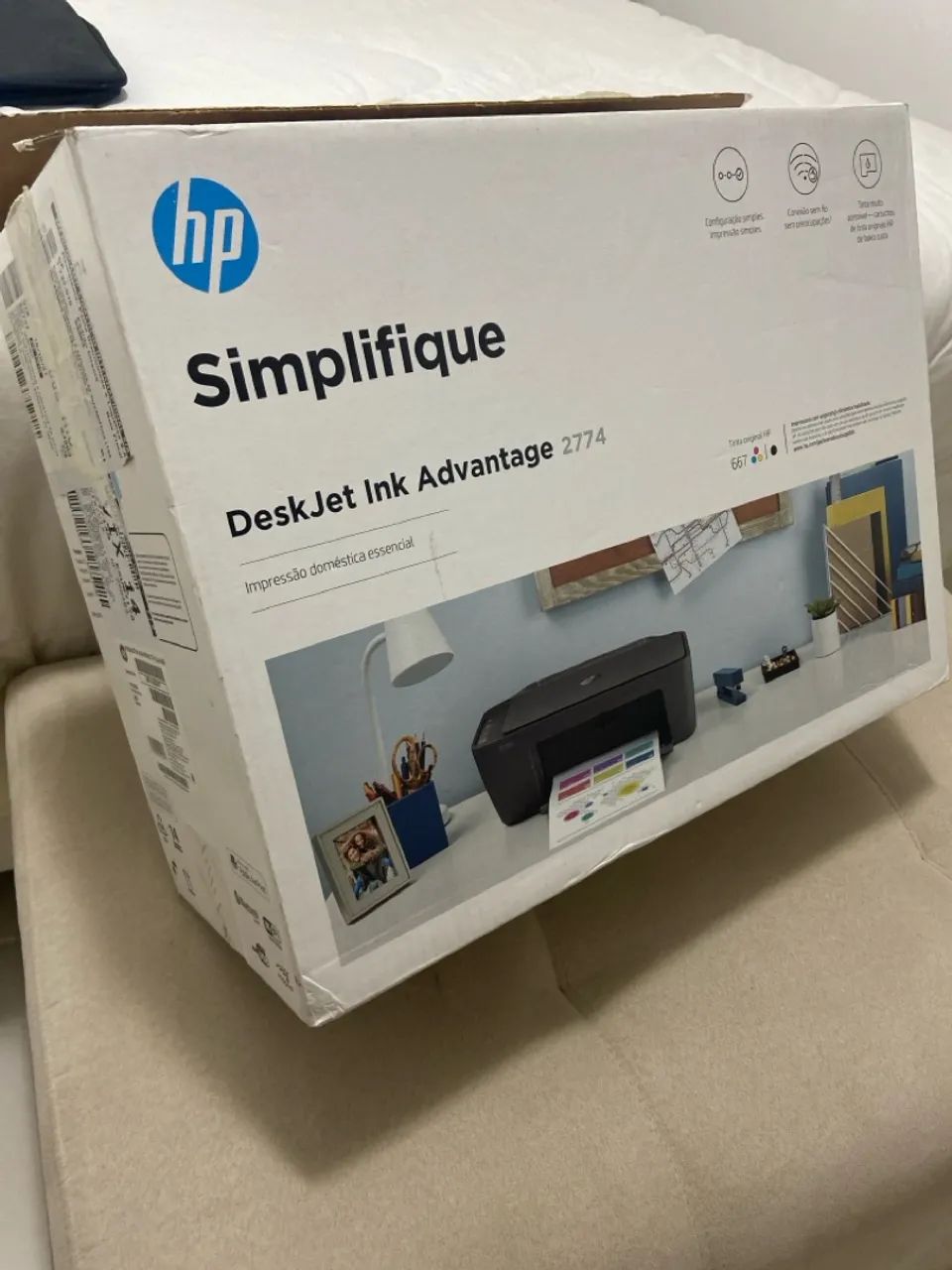 Impressora HP Deskjet Ink Advantage 2774 - Foto 3