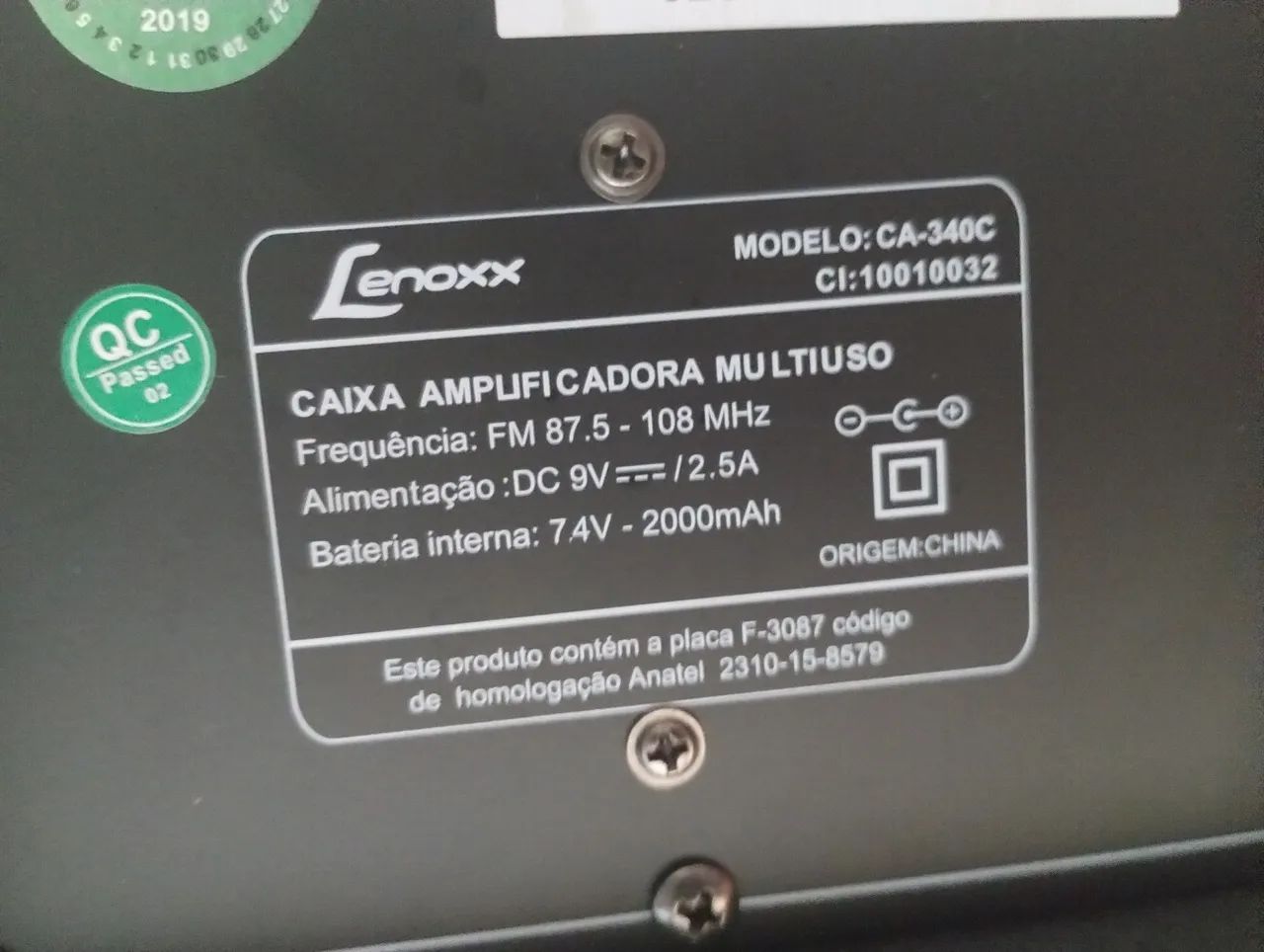 Caixa de Som Lenoxx - MODELO: CA-340C442876675039569923