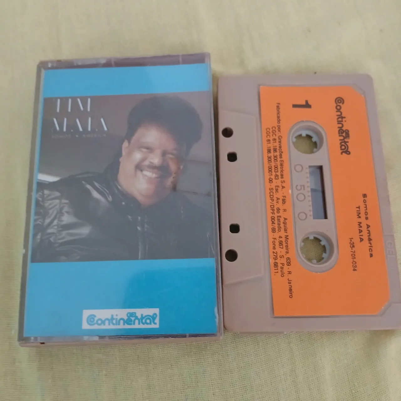 Fita K7 Tim Maia - Somos América