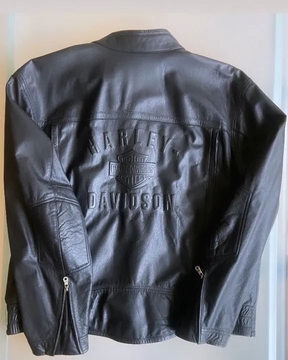 Jaqueta de Couro Masculina - Harley Davidson - Foto 2