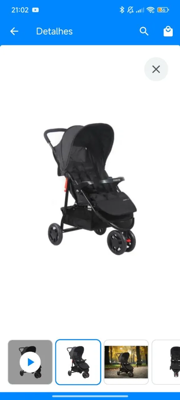 Carrinho de Bebê Compacto e Confortável