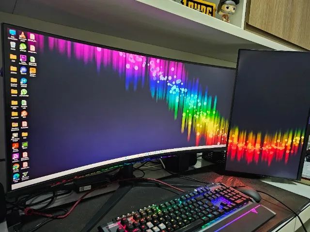 Monitor Acer Nitro 34 XZ342CU ultrawide QHD 180hz curvo - novíssimo, nfe e garantia - Foto 5