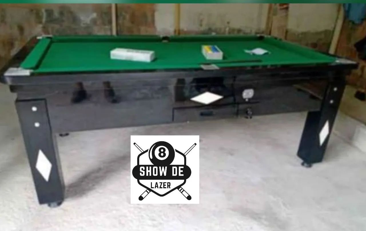 Sinuca De Gaveta Preta Para Bar - Foto 2