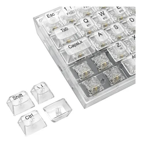 Teclado Mecânico H'MASTON TKO6 RGB - Foto 4