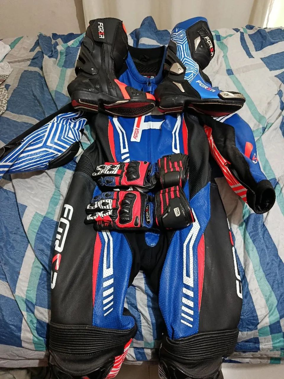 Macacão de Motociclista Forza - Tamanho M