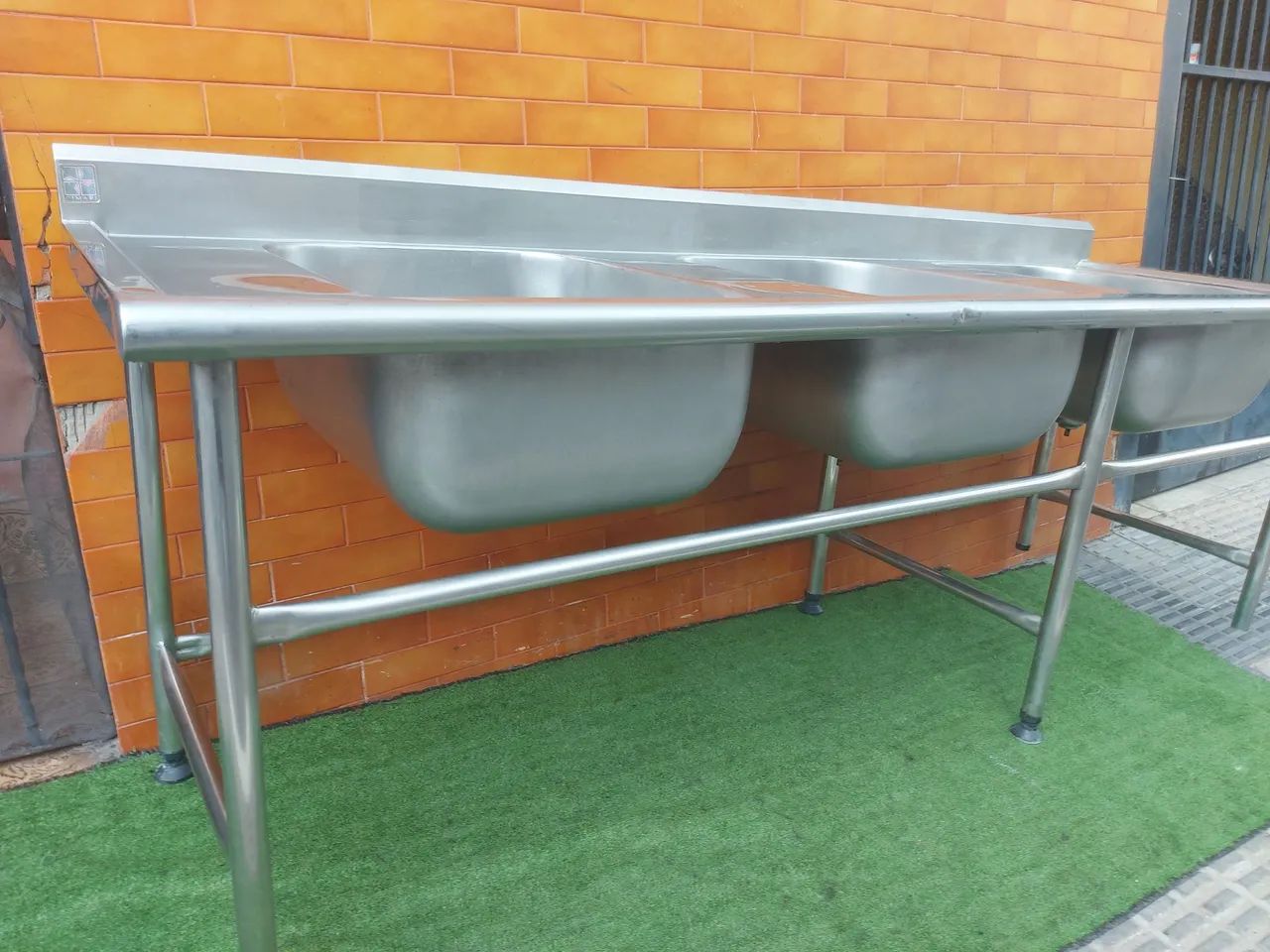 Pia industrial inox 3 cubas Cimapi - Foto 2