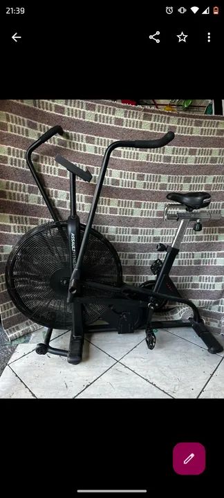 Bicicleta para academia 