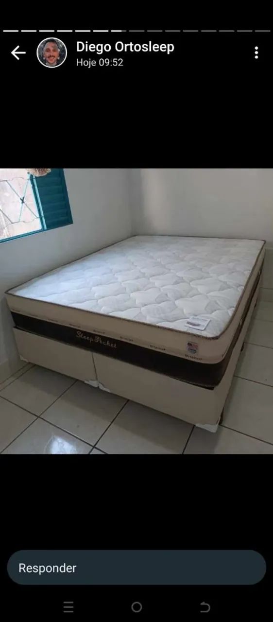 Cama Queen size com colchão confortável  - Foto 2