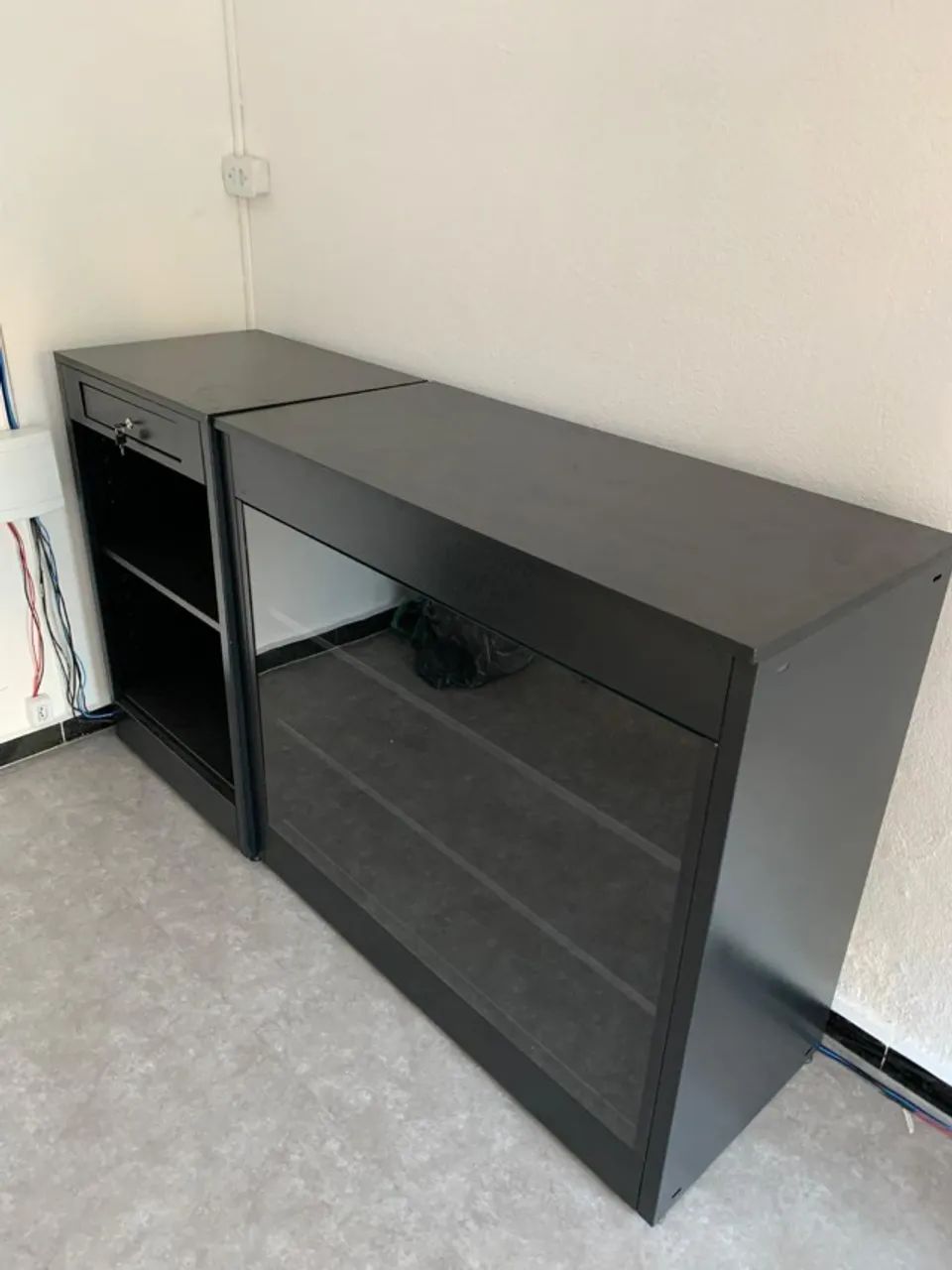 Balcão vitrine comercial - preto ou branco - Foto 3