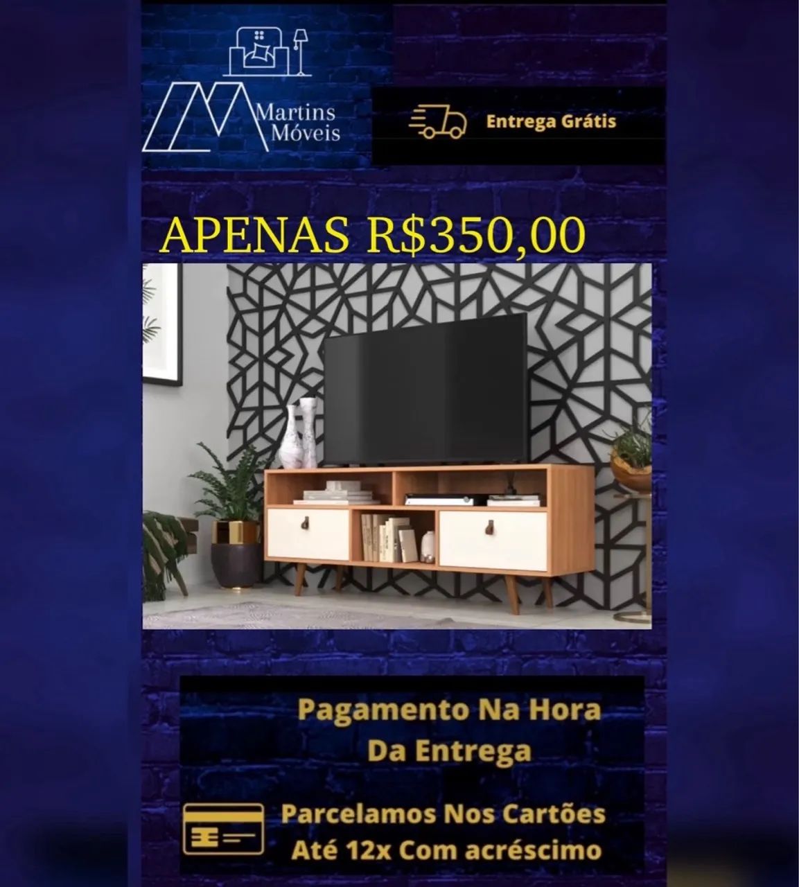 GRANDE PROMOÇÃO* RACK PARA TV  ENTREGA GRÁTIS ACEITA CARTÃO  - Foto 2
