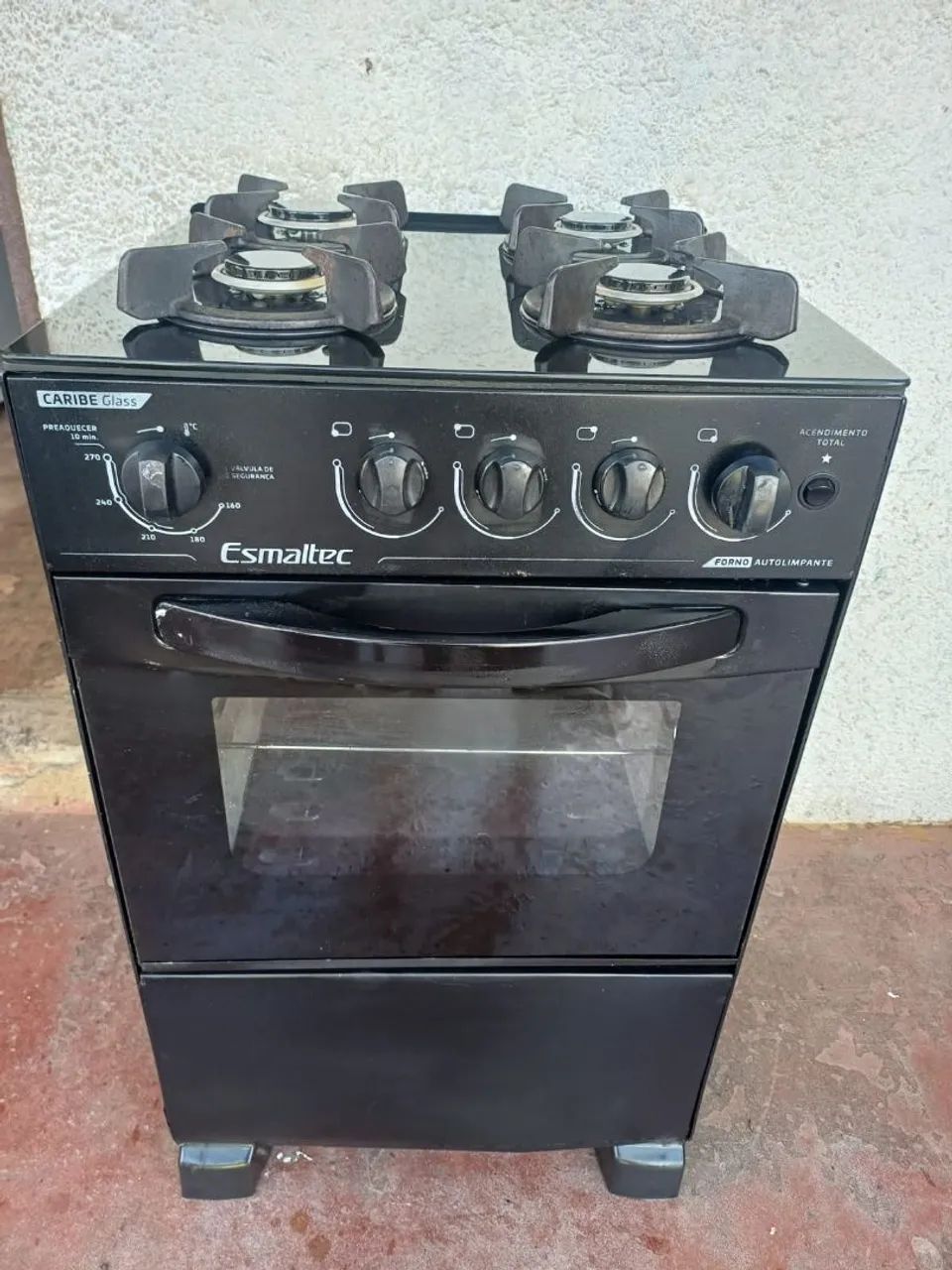 Fogao Esmaltec mesa de vidro,posso entregar 