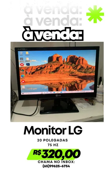 Monitor LG 20polegadas