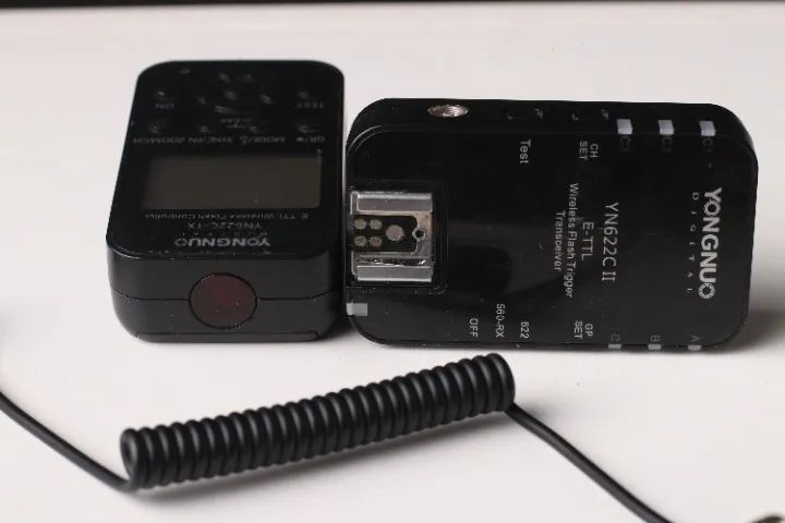 Kit Rádio Flash Youngnuo (Canon) + Cabo de Sincronismo - Foto 3