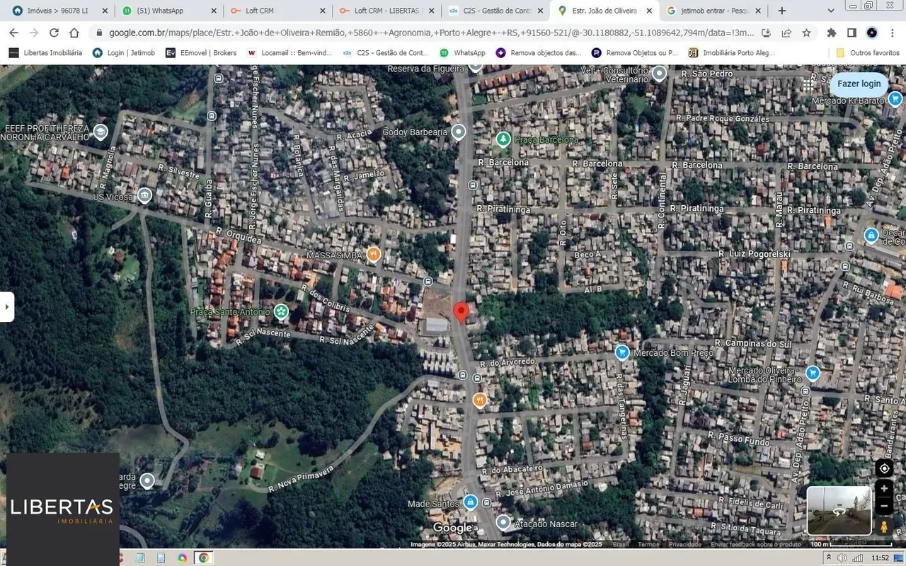 Magnífico terreno 13.410m² na Estrada João de Oliveira Remião.